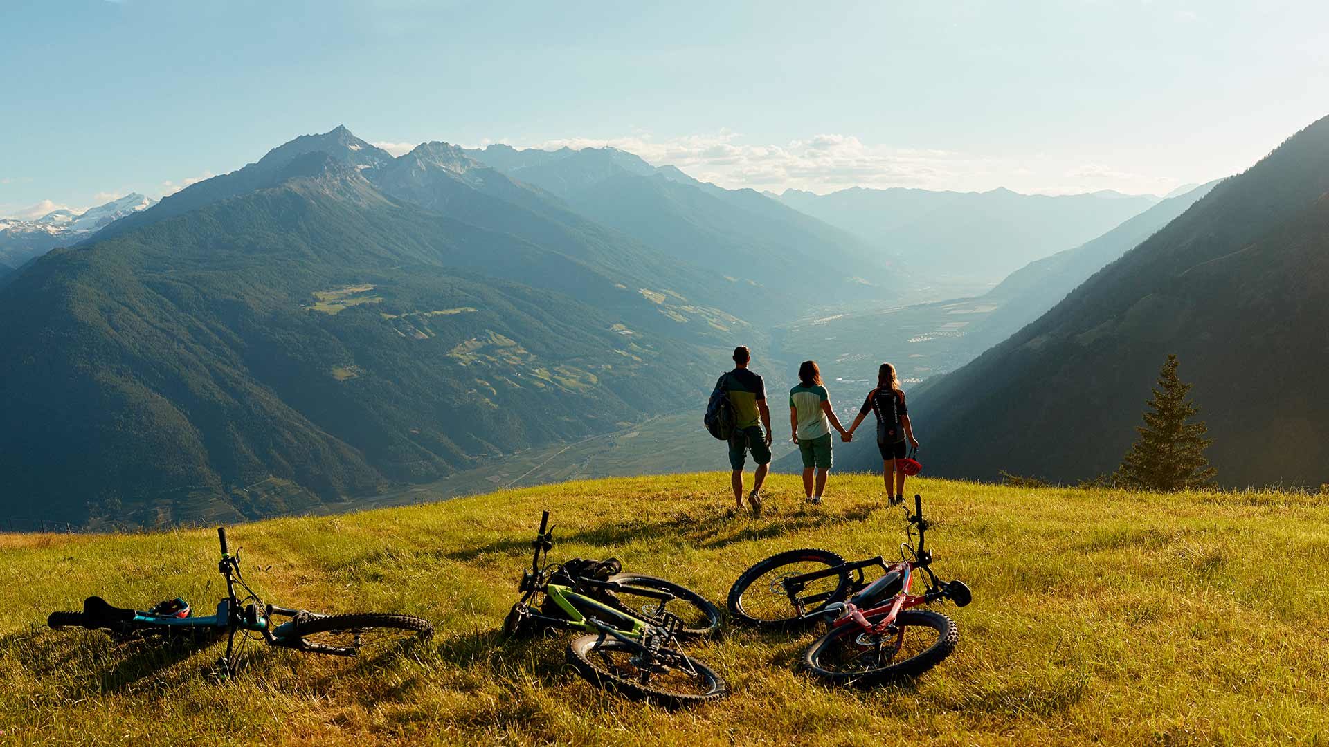 Mountainbiketour auf das Vigiljoch