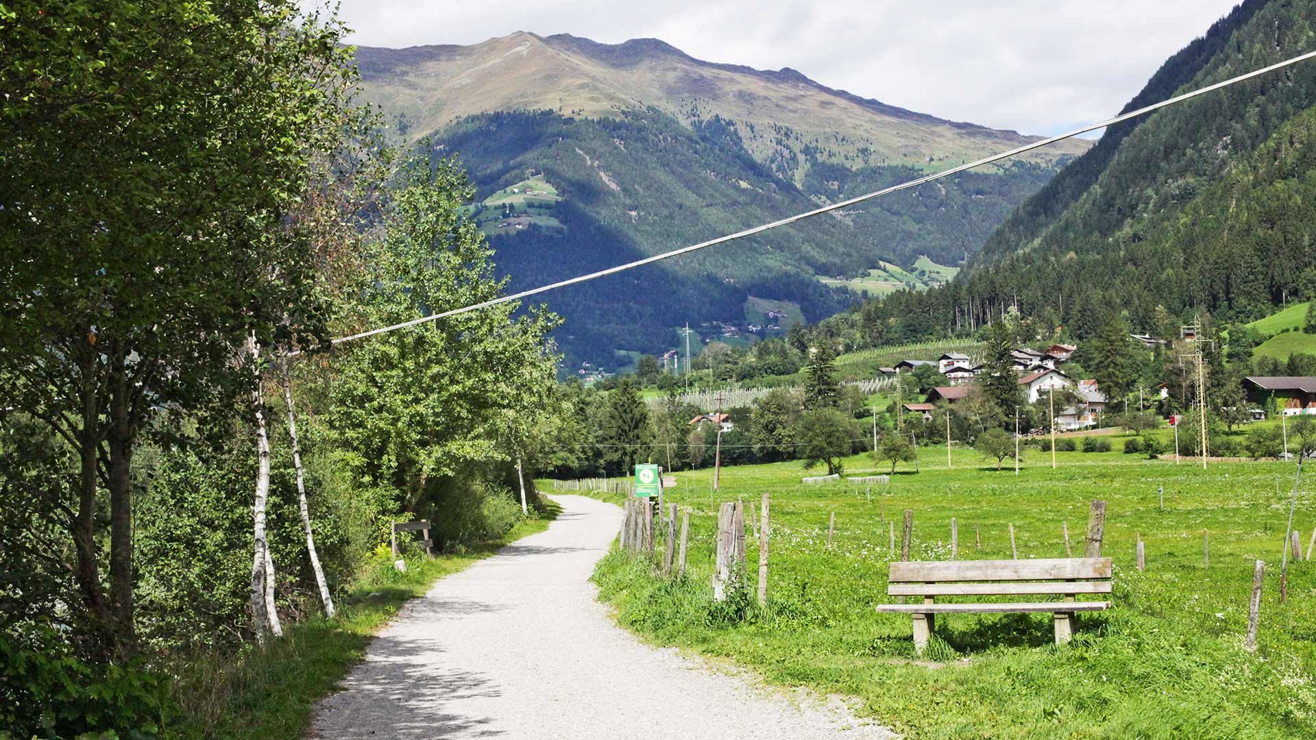Radroute Passeiertal Kuens – St. Leonhard