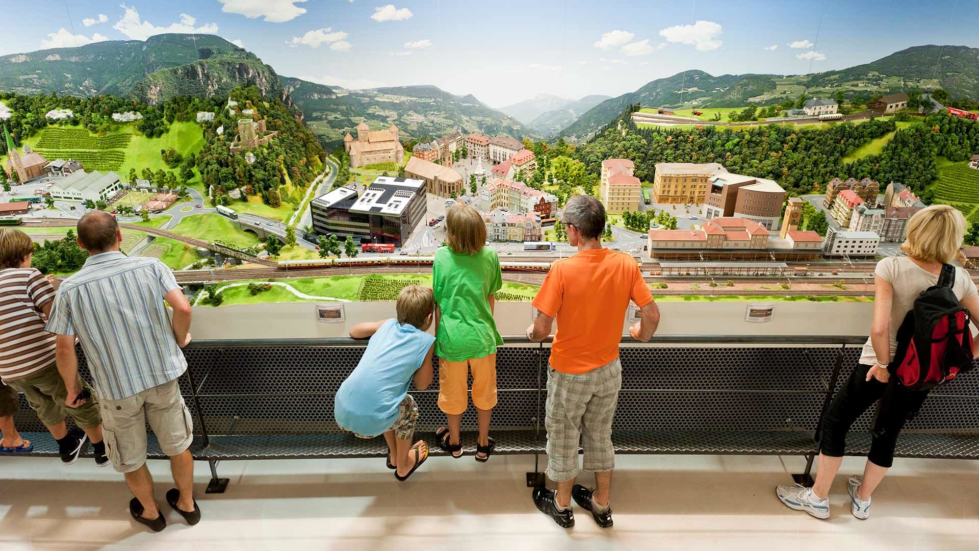 Minitaturlandschaft von Südtirol