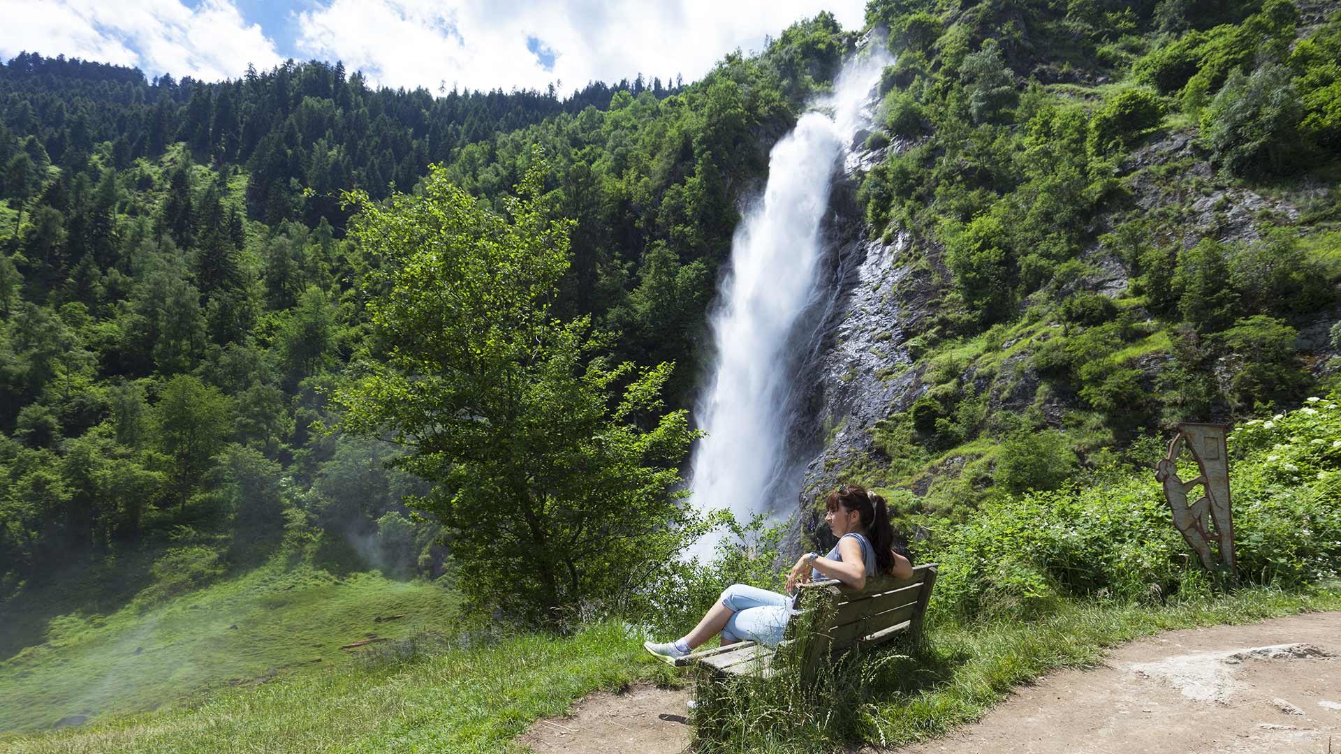 Partschinser Wasserfall in Südtirol