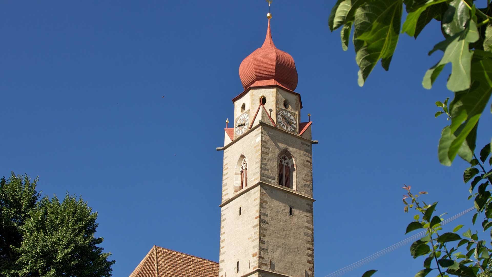 Die Pfarrkirche in Partschins