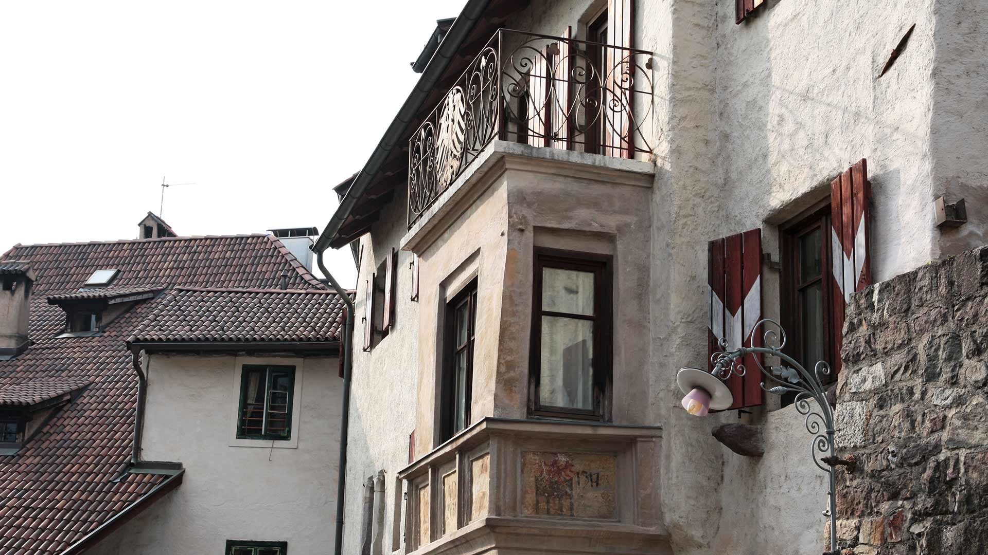 Das Steinach Viertel in Meran