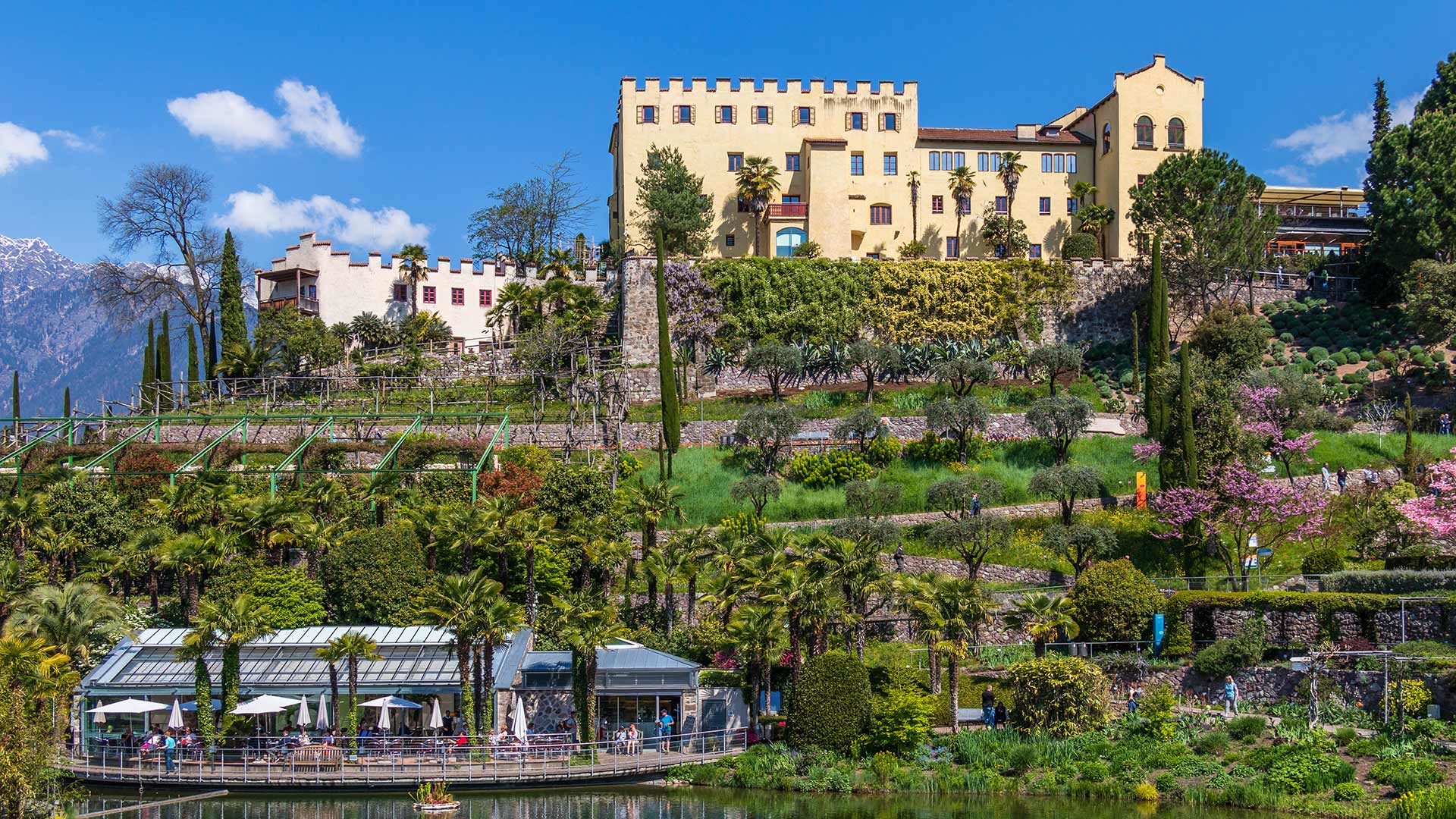 Schloss Trauttmansdorff im Sommer