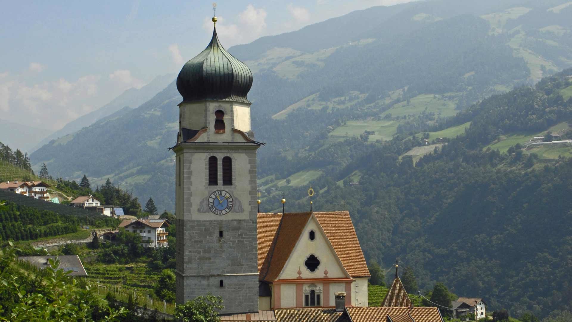 Die Wallfahrtskirche von Riffian