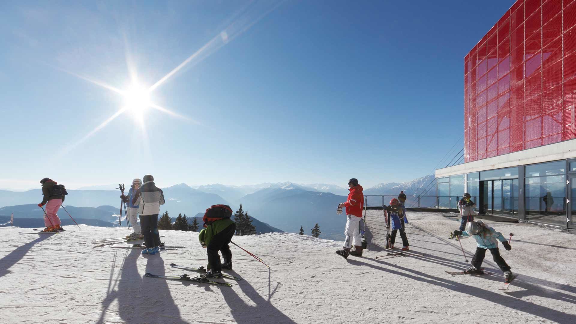 Bergstation - Skigebiet Meran 2000