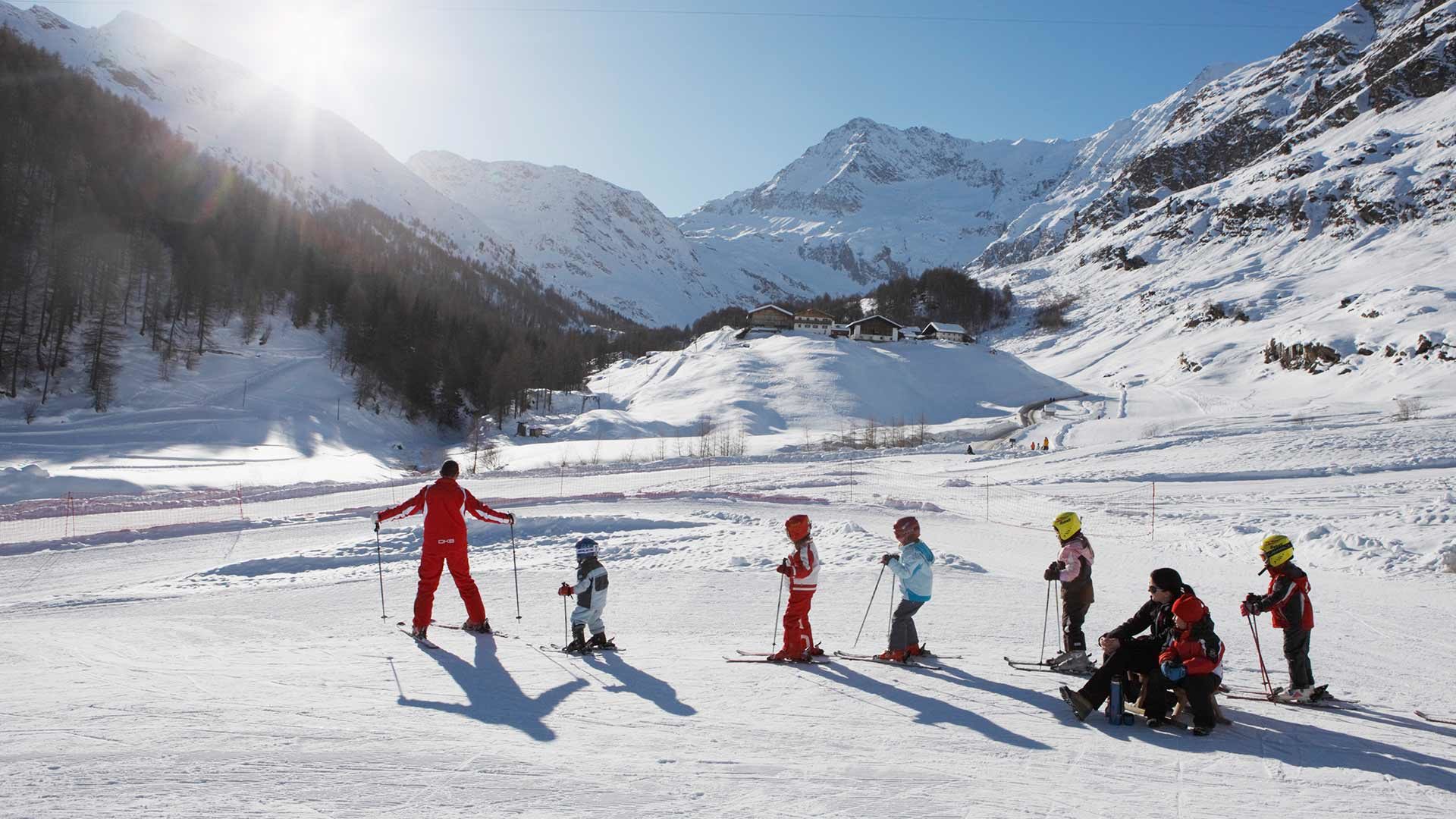 Skigebiet Pfelders in Südtirol