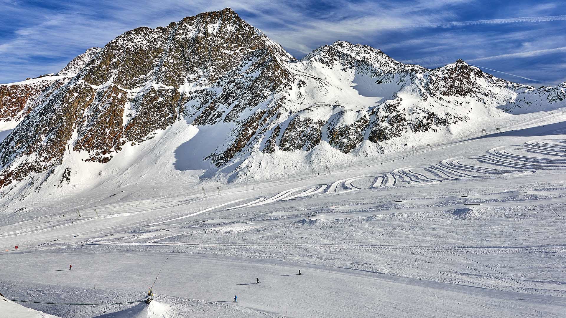Skifahren in Südtirol am Gletscher