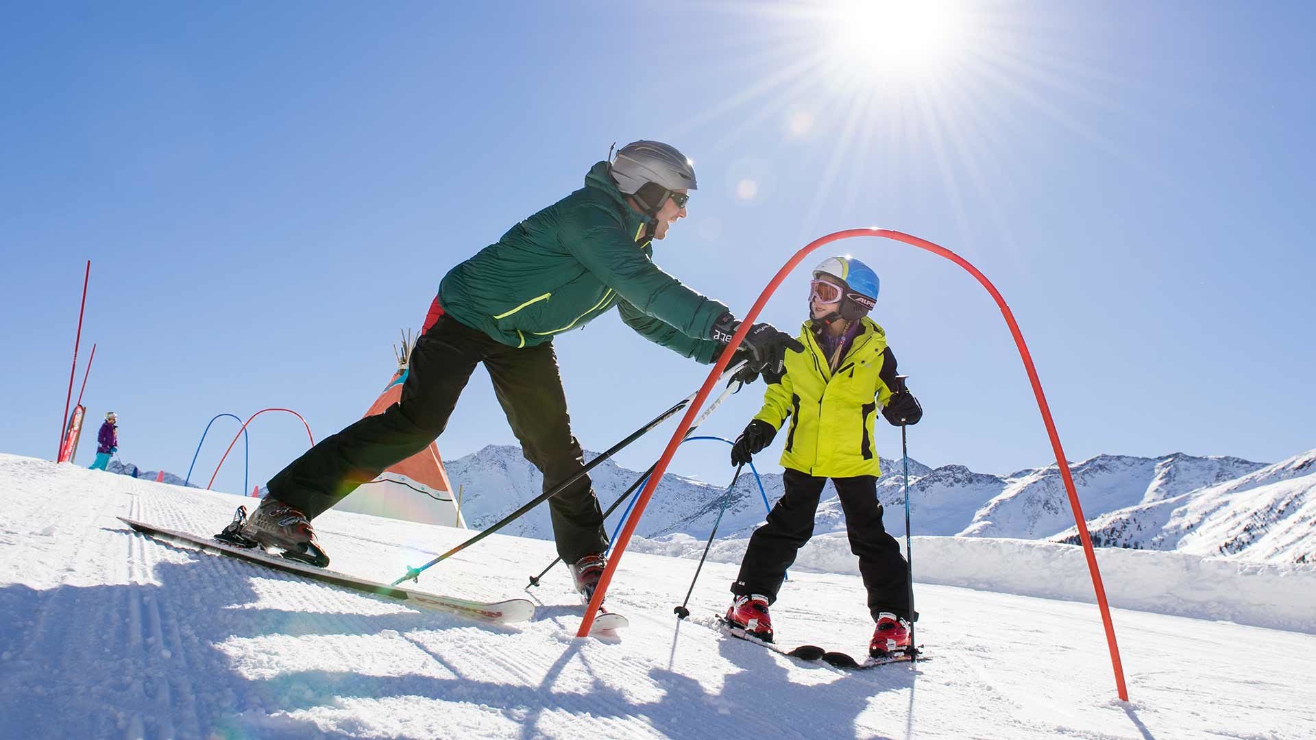 Skigebiet Schnalstaler Gletscher - Skifahren lernen