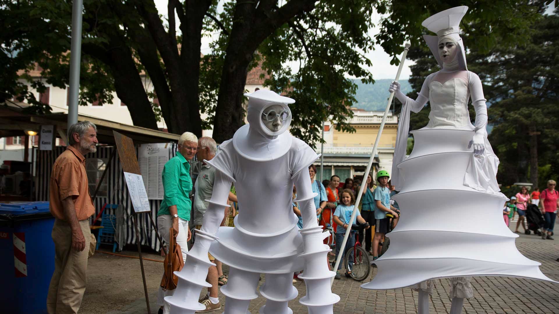 Straßenkünstlerfestival in Meran