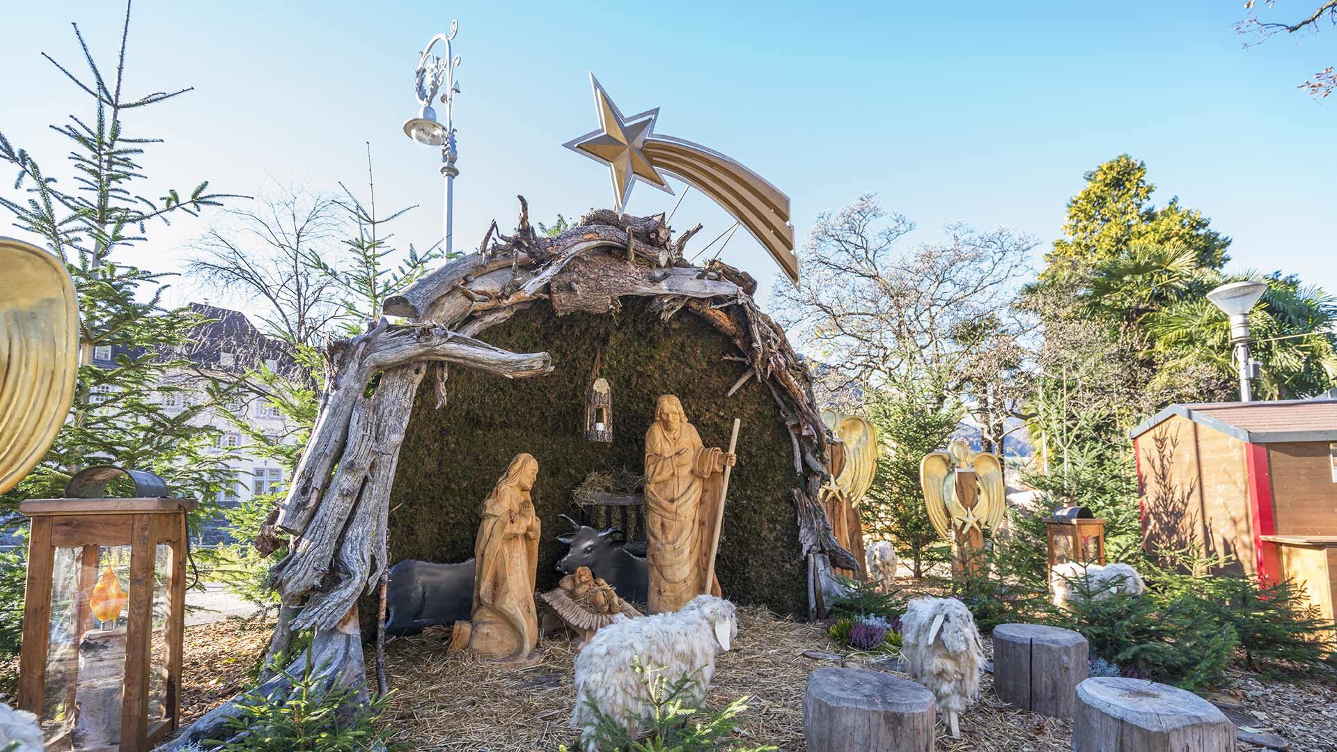 Weihnachtsmarkt Meran - Weihnachtskrippe